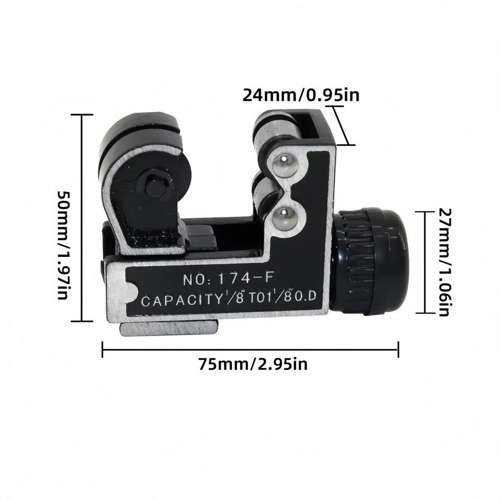 Pipe Cutter 1/8 to 1-1/8 inch (3-28mm) Tube Cutter Tool for Copper Pipe Stainless Steel Tubing Metal  Plastic Brass