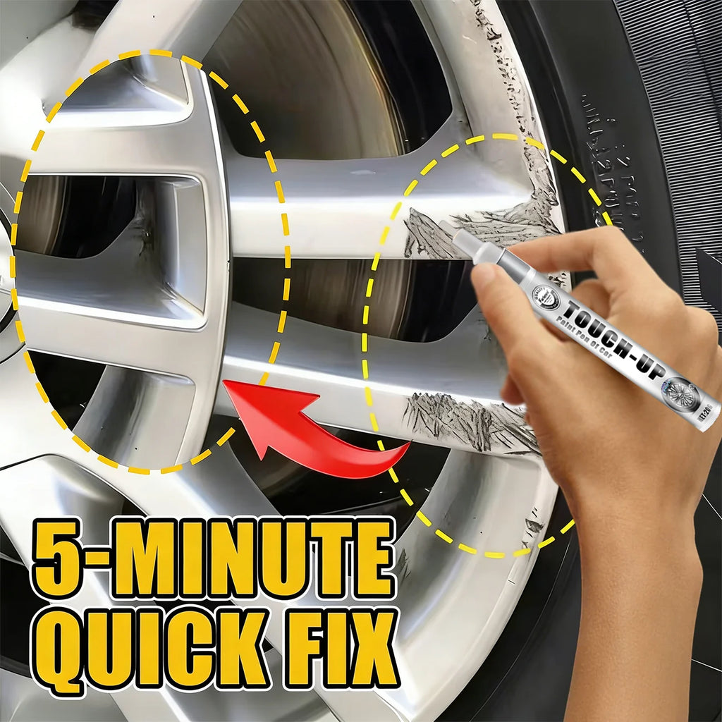 Silver Wheel Rim Touch-Up Paint Pen