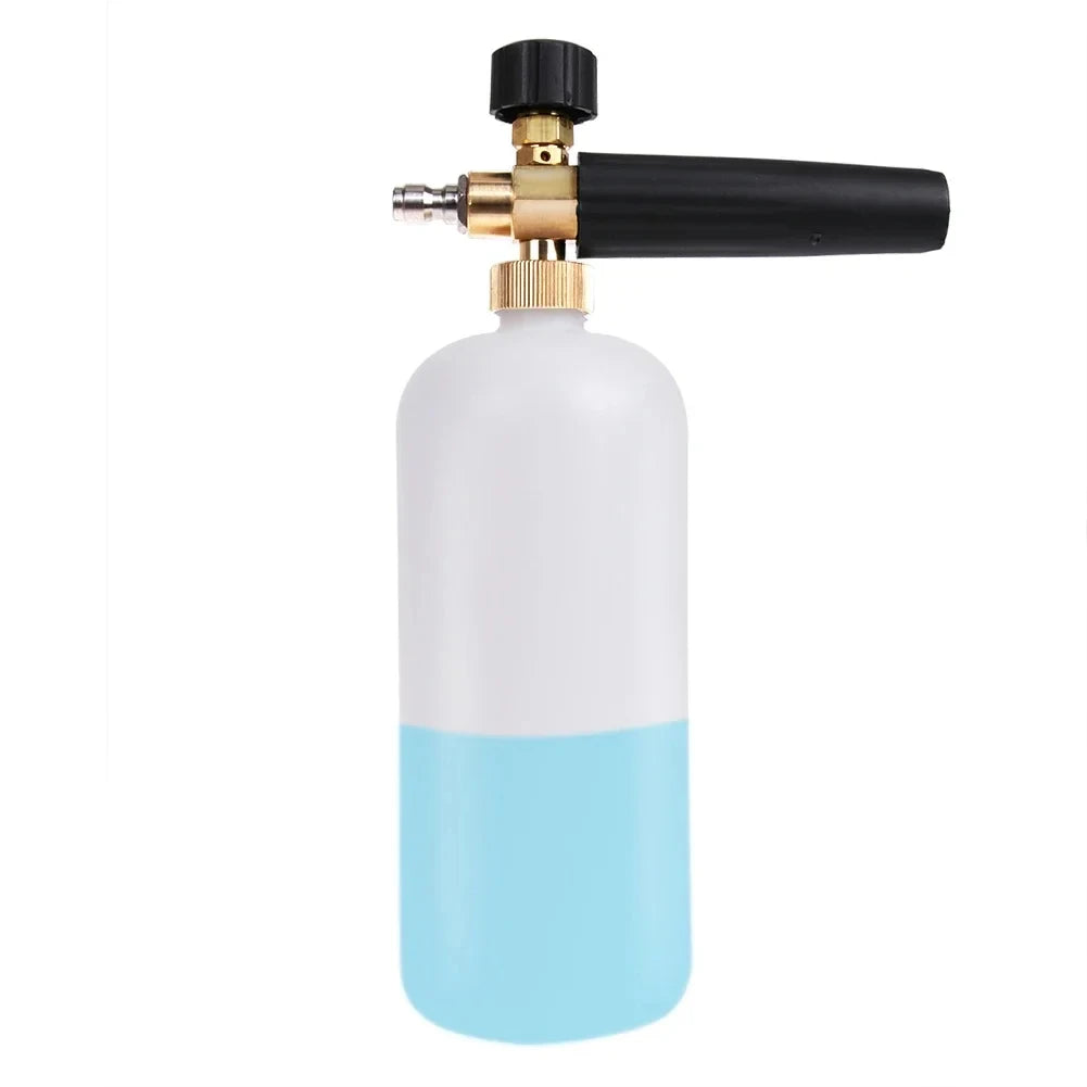 1L car wash foam gun, adjustable high pressure soap foamer with quarter inch connector