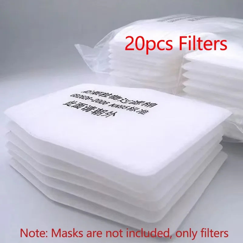 Half Face Dust-Proof Respirator Mask with Filter Cotton for Construction