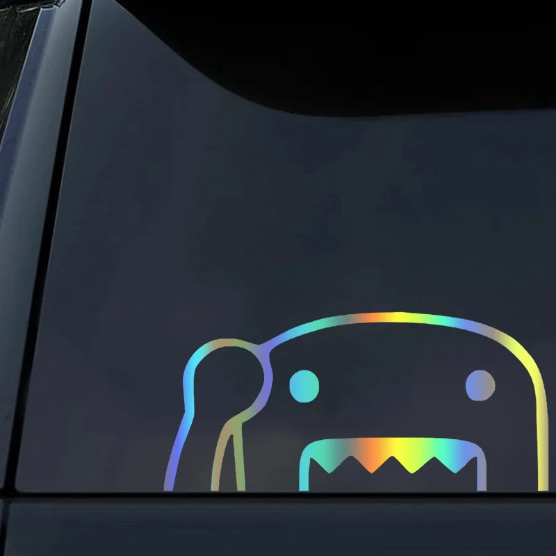 Peeking Cartoon Car Decal for Bumper or Rear Window