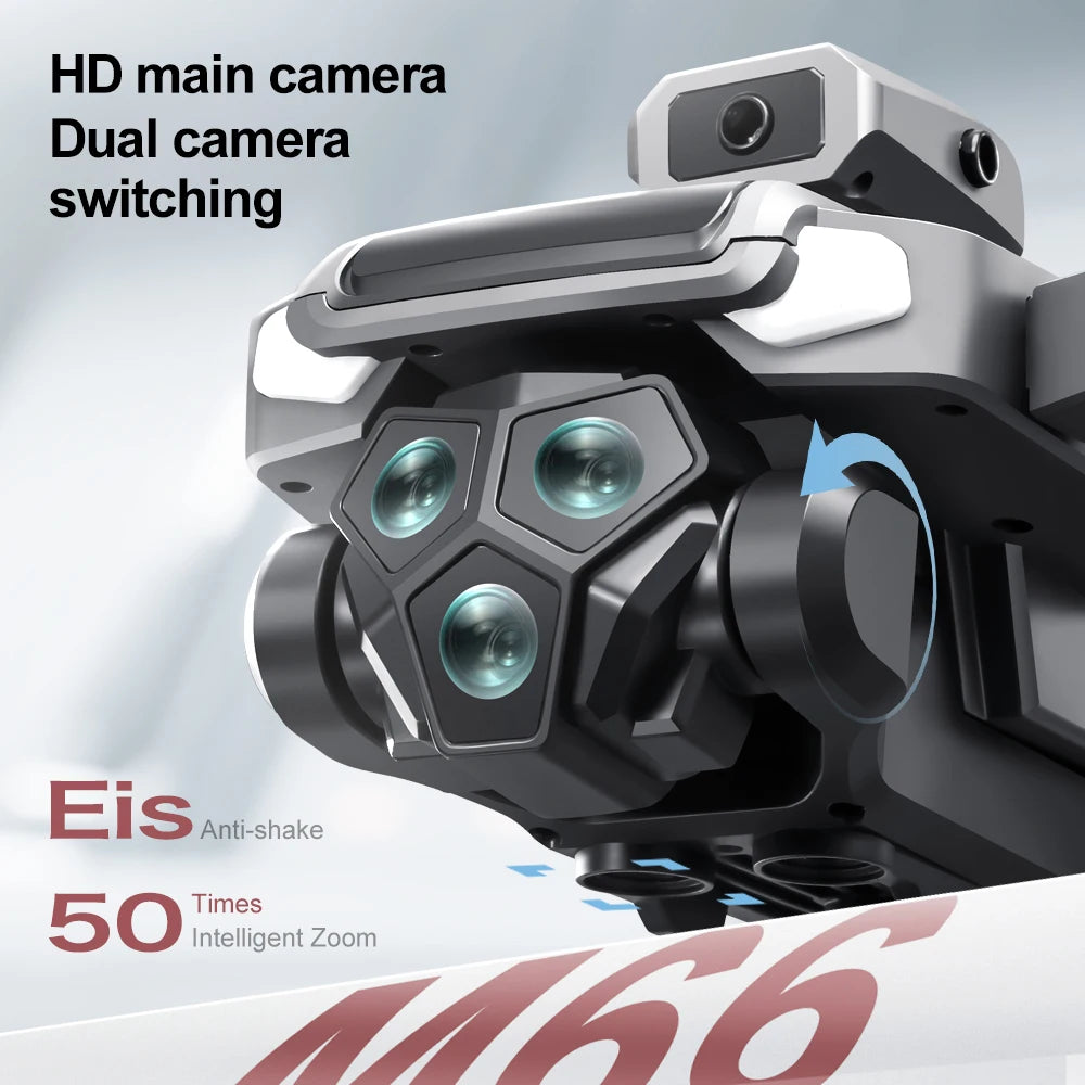 M66 Foldable Drone with 4.3-inch Screen Remote, 4K Dual Camera, 5G FPV - image 3