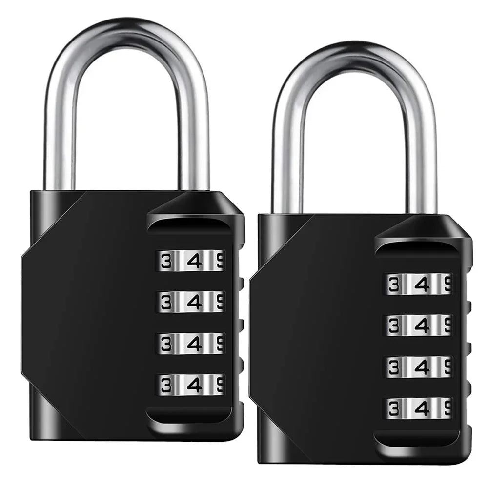 Heavy-Duty Waterproof Combination Padlock, 4-Digit Outdoor