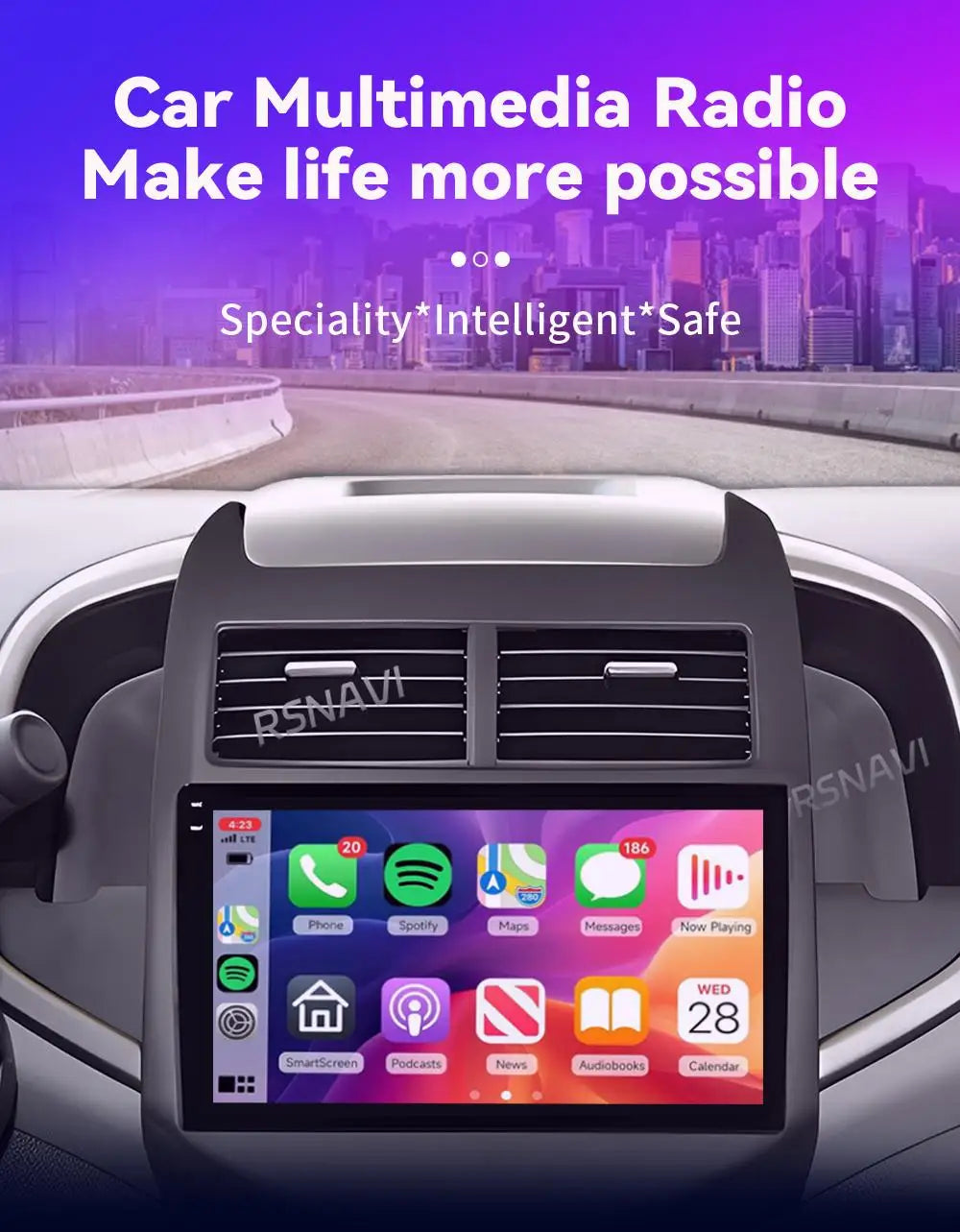 9-Inch CarPlay & Android Auto Radio for Chevy Aveo/Sonic (2011-2015) - image 11