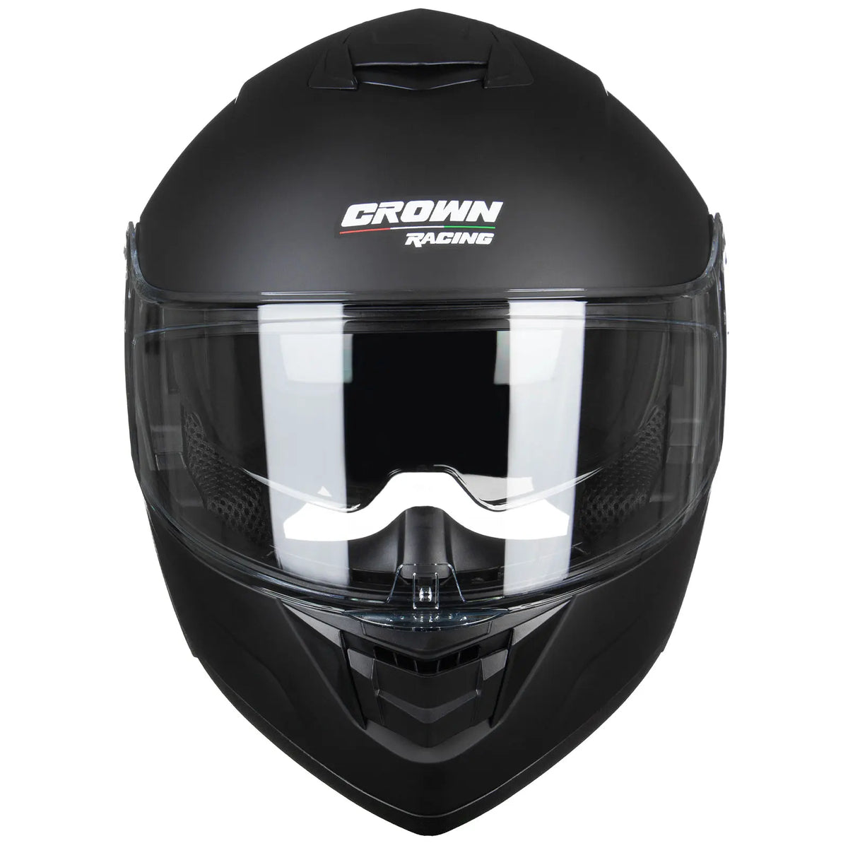 Crown Racing DOT Modular Flip-Up Helmet with Dual Visor - image 5