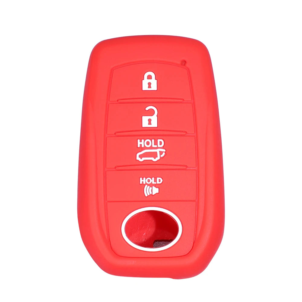Toyota Silicone Key Fob Cover - Soft Durable for RAV4 Corolla Camry - image 21