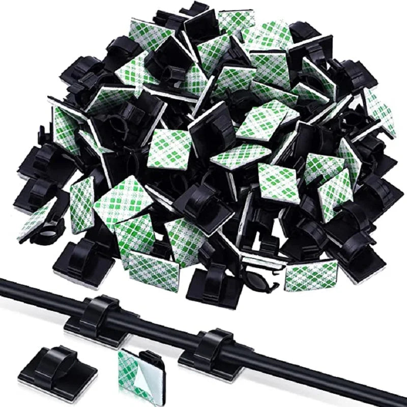 30-Piece Desktop Cable Organizer Clips