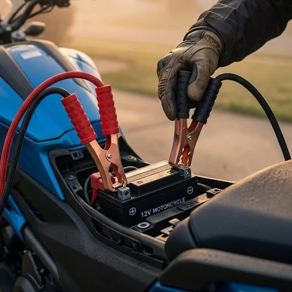 Motorcycle Jump Starter Cables, 2 Meter