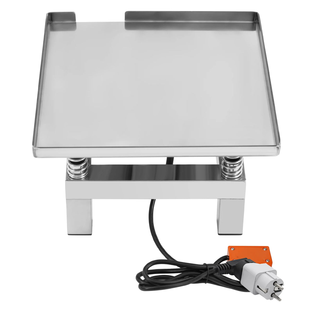 Concrete vibration table 35x35cm, 50W stainless steel vibrating platform