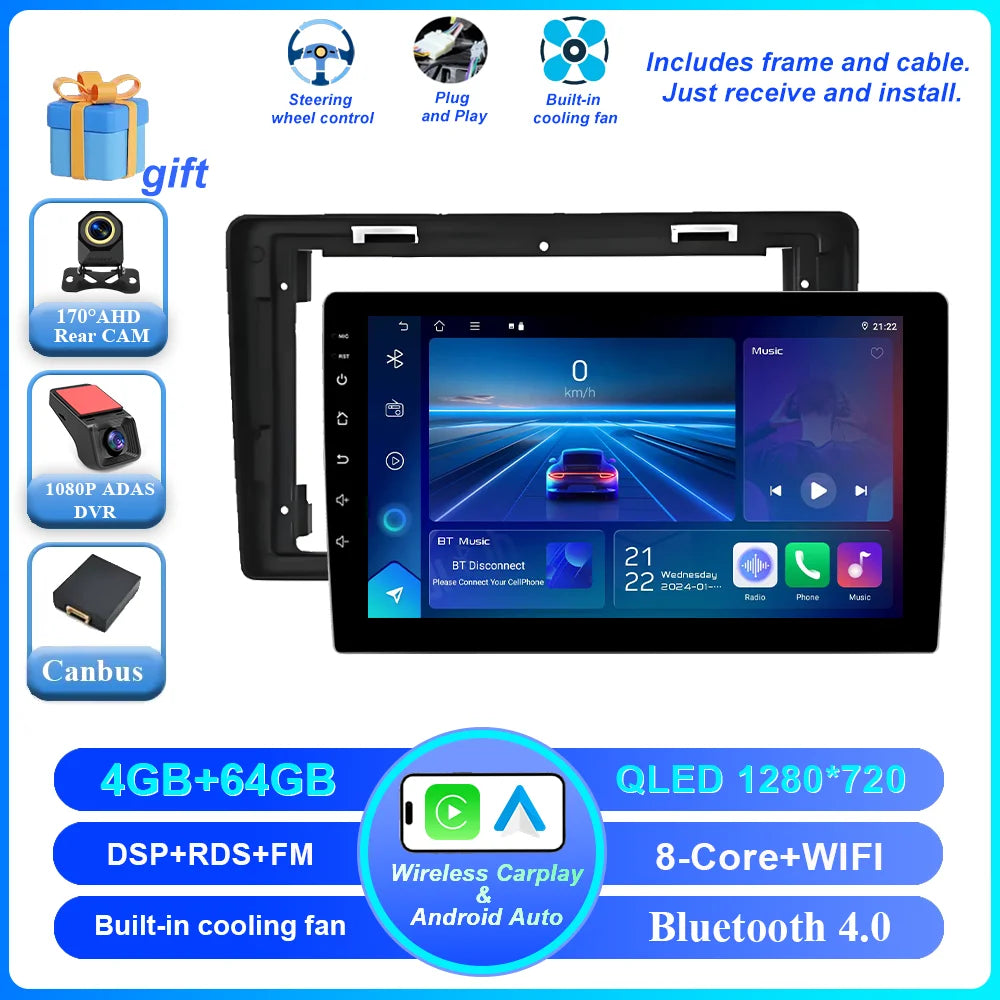 9-Inch Android Car Stereo with CarPlay Citroen Peugeot 2008-2019 - image 16