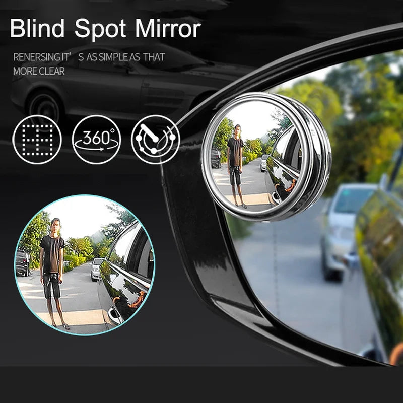 Adjustable Blind Spot Mirrors for Car - 360° 2 Pack - image 3