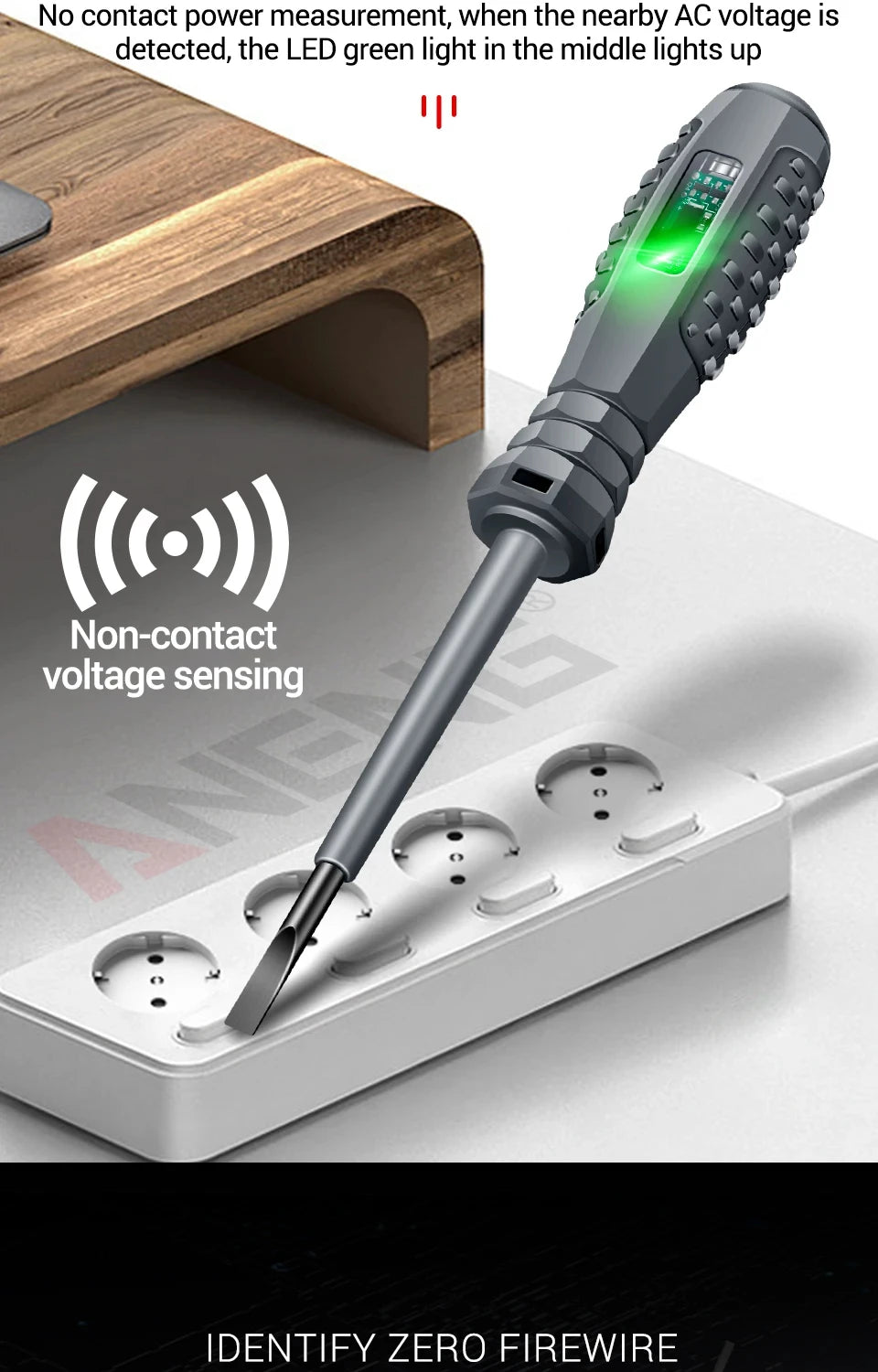 Non-Contact AC Voltage Tester Pen 70-600V - image 9