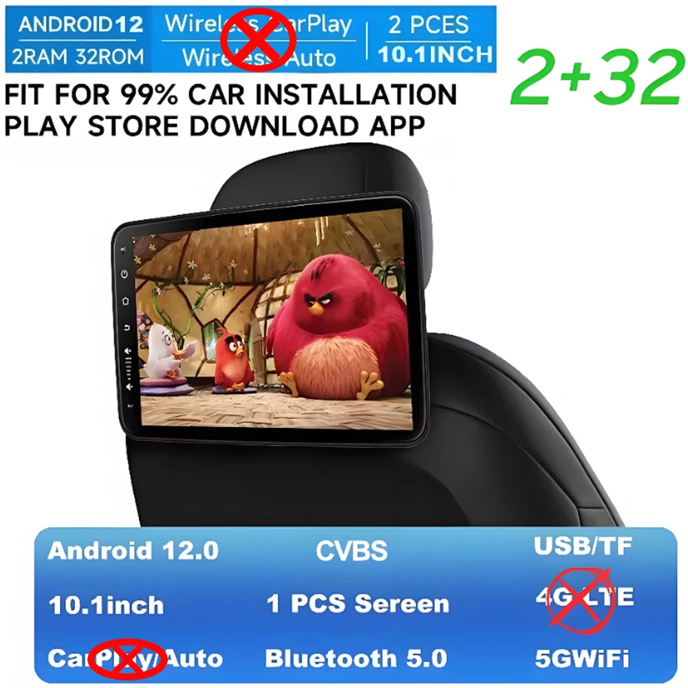 10.1" Tesla Style Android Car Stereo Wireless CarPlay Android Auto - image 10