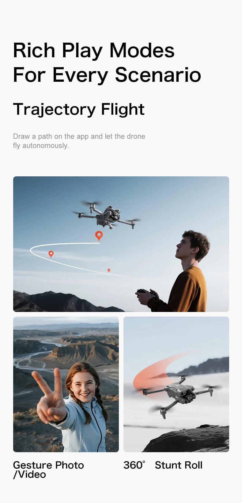 Lenovo GT50 4K Dual Camera Foldable Brushless Drone Obstacle Avoidance - image 21