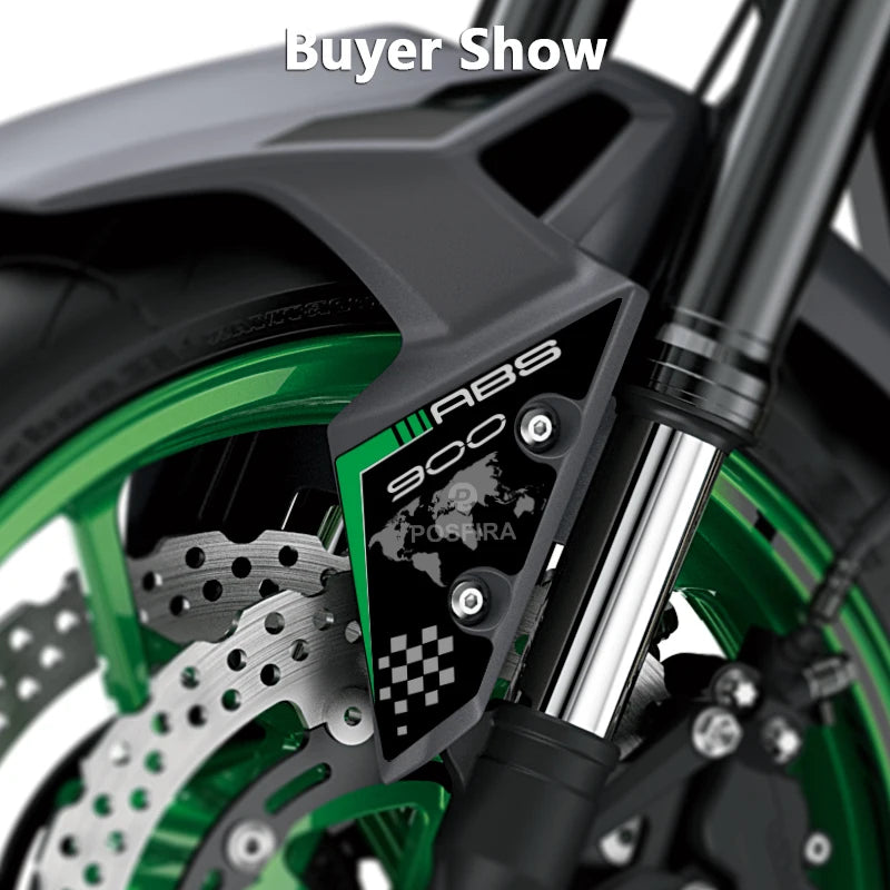 Front Fender Mudguard Decals for Kawasaki Z900 2021-2025 - view 6