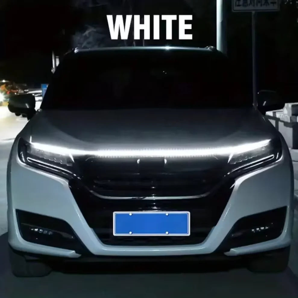 Universal LED Car Hood Light Strip, Dynamic Engine Hood Light Bar