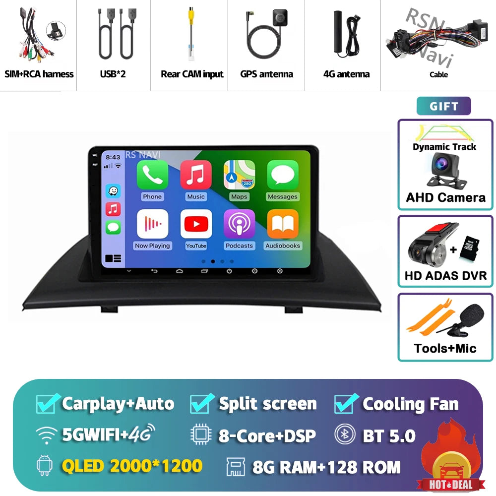 Android Car Stereo for BMW X3 E83 2004-2012 Carplay GPS - image 10