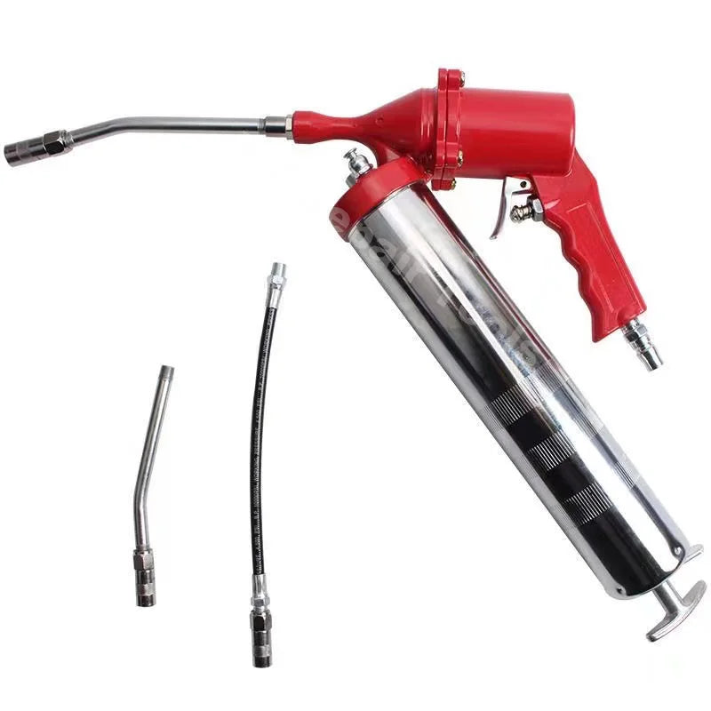 1 set 400CC Pneumatic Grease Gun Portable Pneumatic Compressor Pump Grease Gun for Various Auto Excavators and Marine