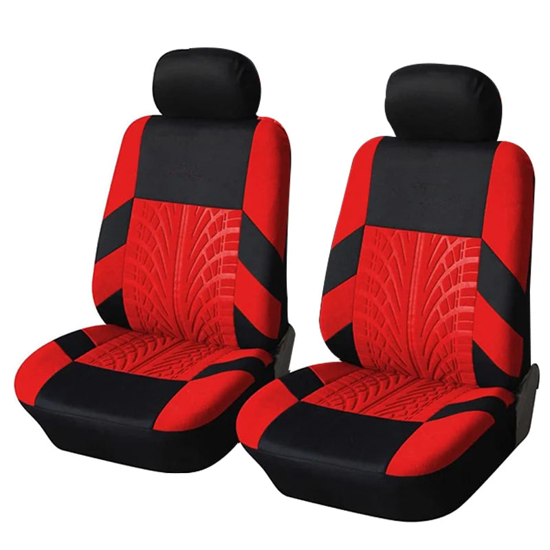 Universal Polyester Car Seat Covers, 4-Piece Front or 9-Piece Full Set