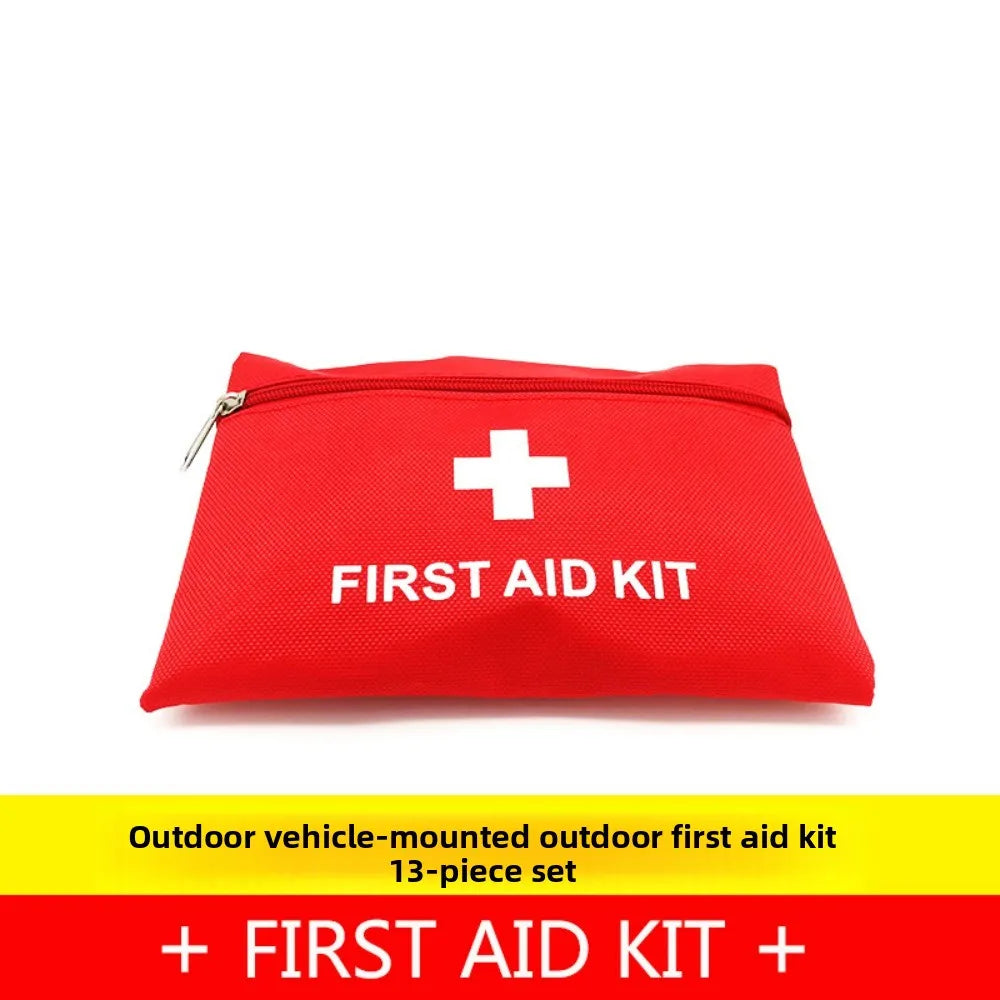 13-Piece Portable First Aid Kit for Outdoor & Travel