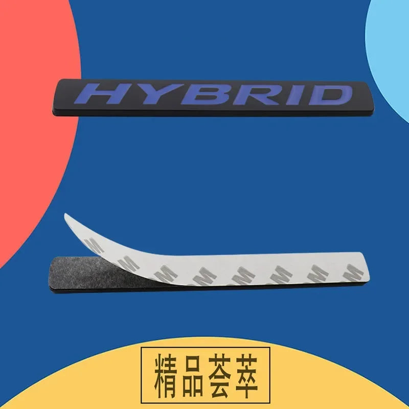 3D Hybrid Emblem Badge Sticker for Car Hood, Trunk and Fender - view 3