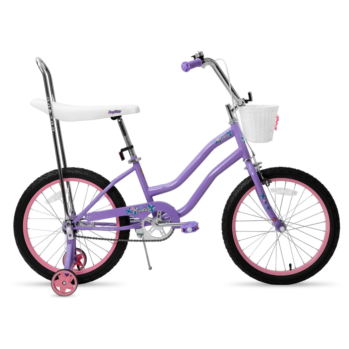 JOYSTAR 20-Inch Girls' Banana Seat Bike with Training Wheels - image 21