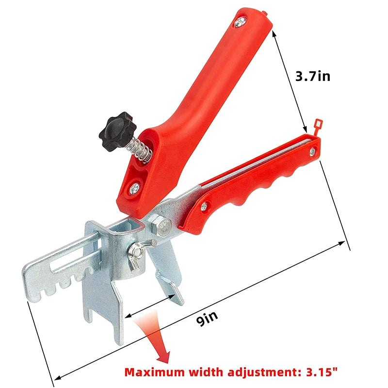 100PCS Tile Leveling System Clips 1-3mm DIY Tiles Leveler Spacers Tile Leveling System for Professional Ceramic Tile and Stone