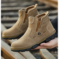 Steel Toe Cap Working Boots Anti-Puncture Work Shoe for ManIndestructible Work Shoes Outdoor Work Shoes Safety Boots for Men