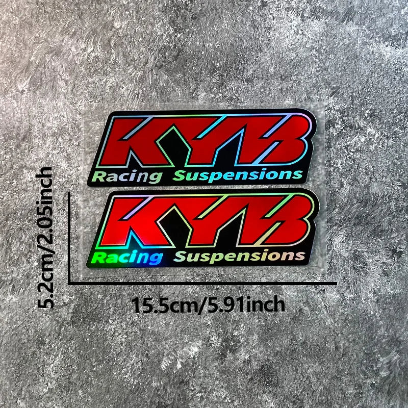 2-Pack KYB Front Fork Decals, Waterproof Vinyl - image 9