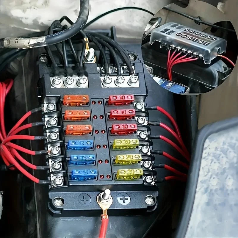 300-Piece Car Blade Fuse Kit with Box