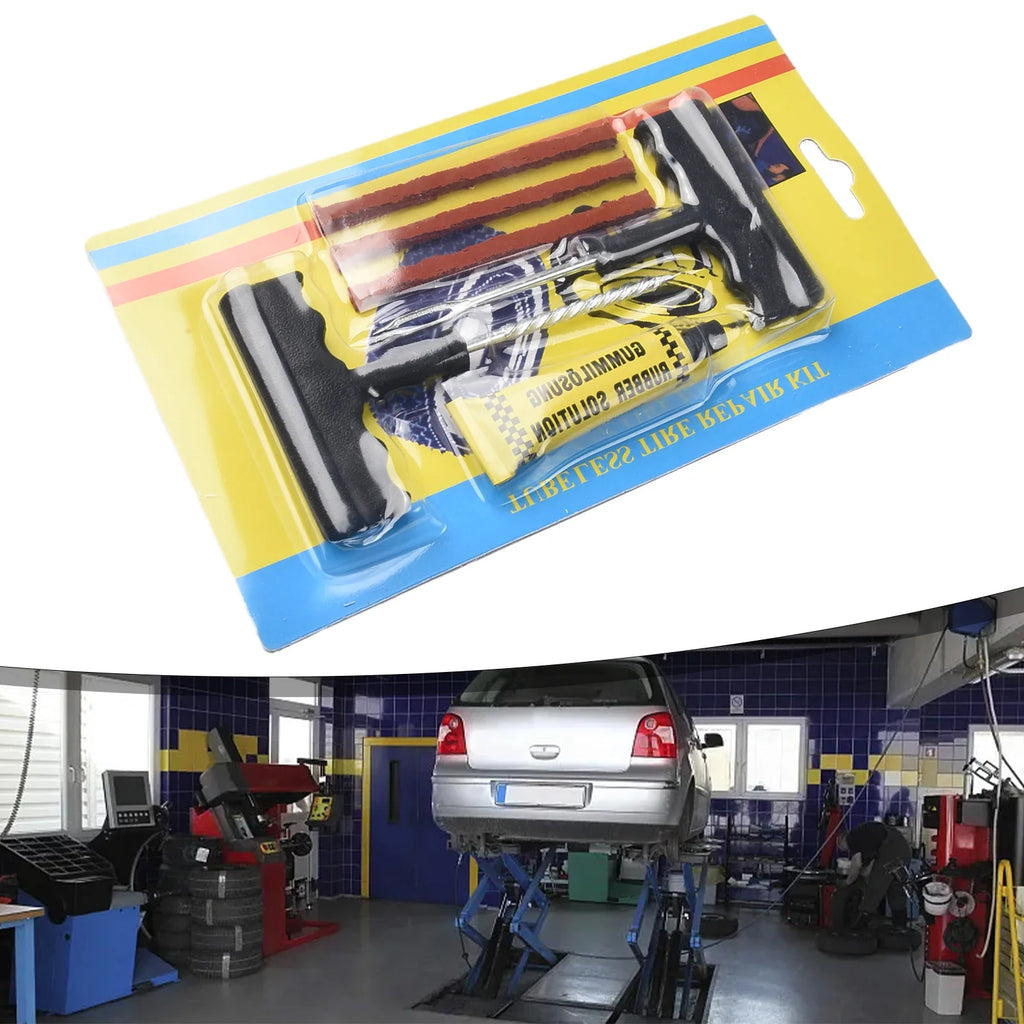 Tubeless Tire Puncture Repair Kit Suitable for Cars Vans and Motorbikes