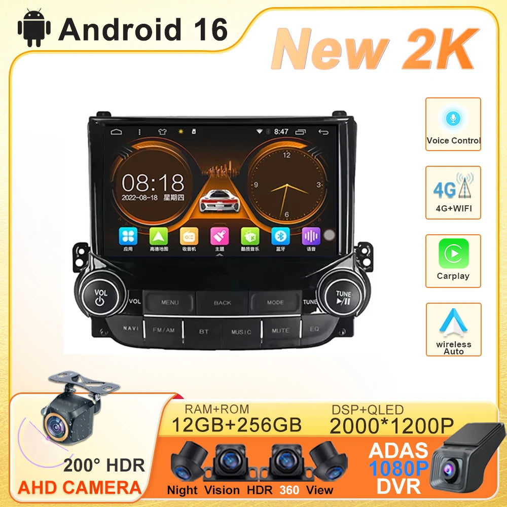 Android GPS Car Stereo for Chevrolet Malibu 2012-2015