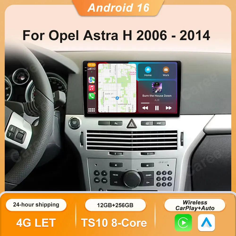 9-Inch Android Car Radio GPS for Opel Astra H