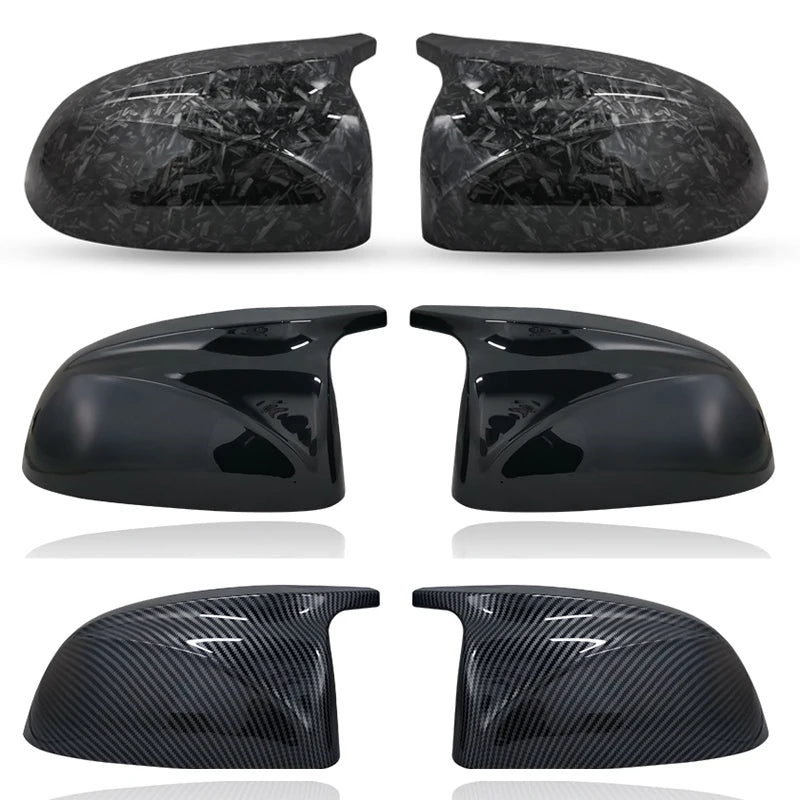 Glossy Black Carbon Fiber Mirror Covers for BMW X3/X4/X5/X6/X7 - image 5