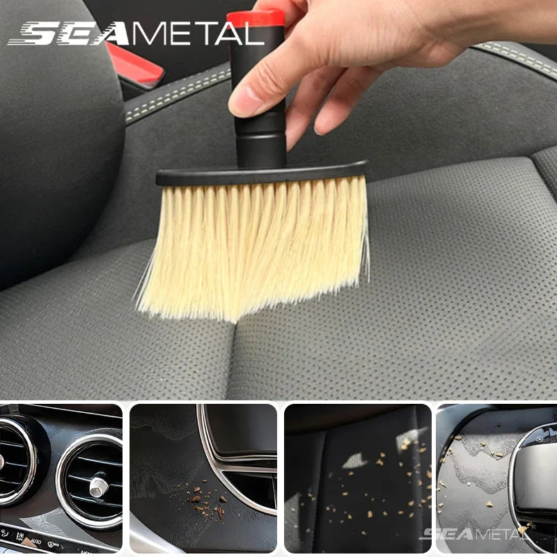 Car Interior Detailing Brush for Vents and Seat Gaps