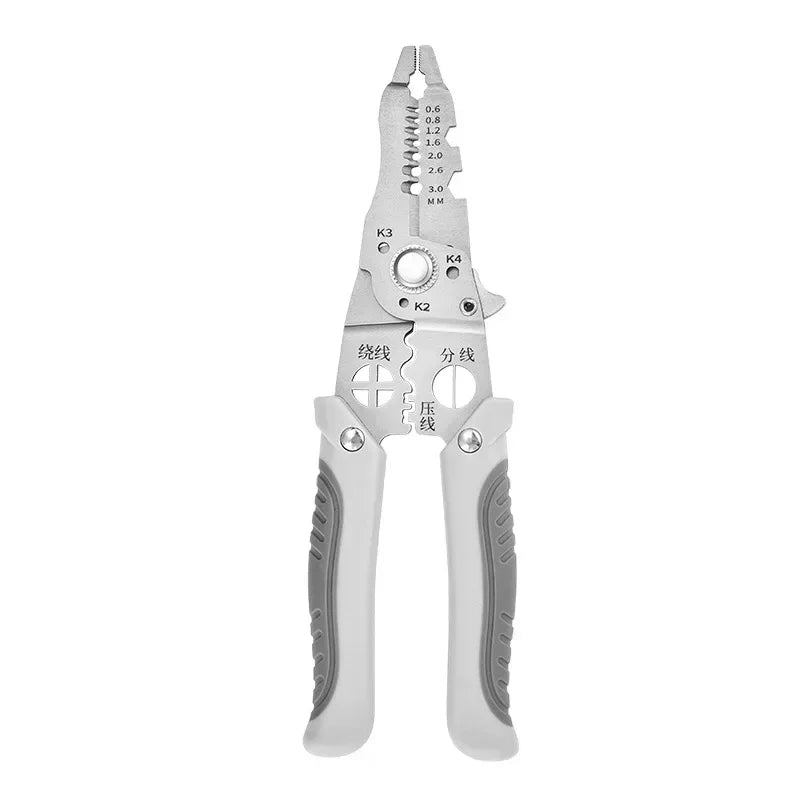 Wire Stripper Crimper Cable Cutter Adjustable Automatic Wire Stripper Multifunctional Stripping Crimping Pliers Terminal Tools