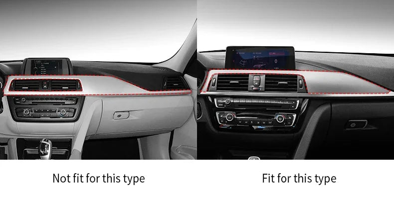 Suede or Carbon Fiber Dashboard Panel Cover for BMW 3 Series F30 F34