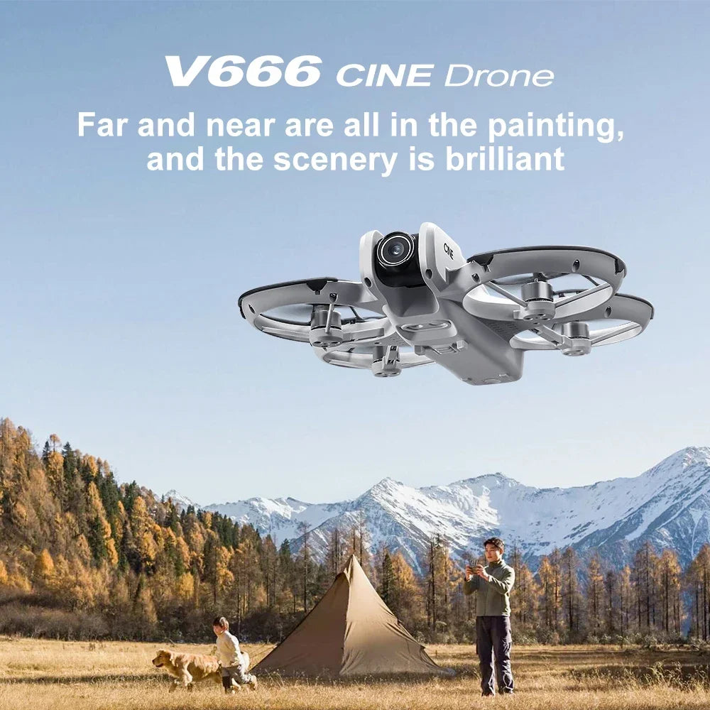 Lenovo V666 Drone with 8K Dual Camera, 5G WiFi & Obstacle Avoidance - image 2