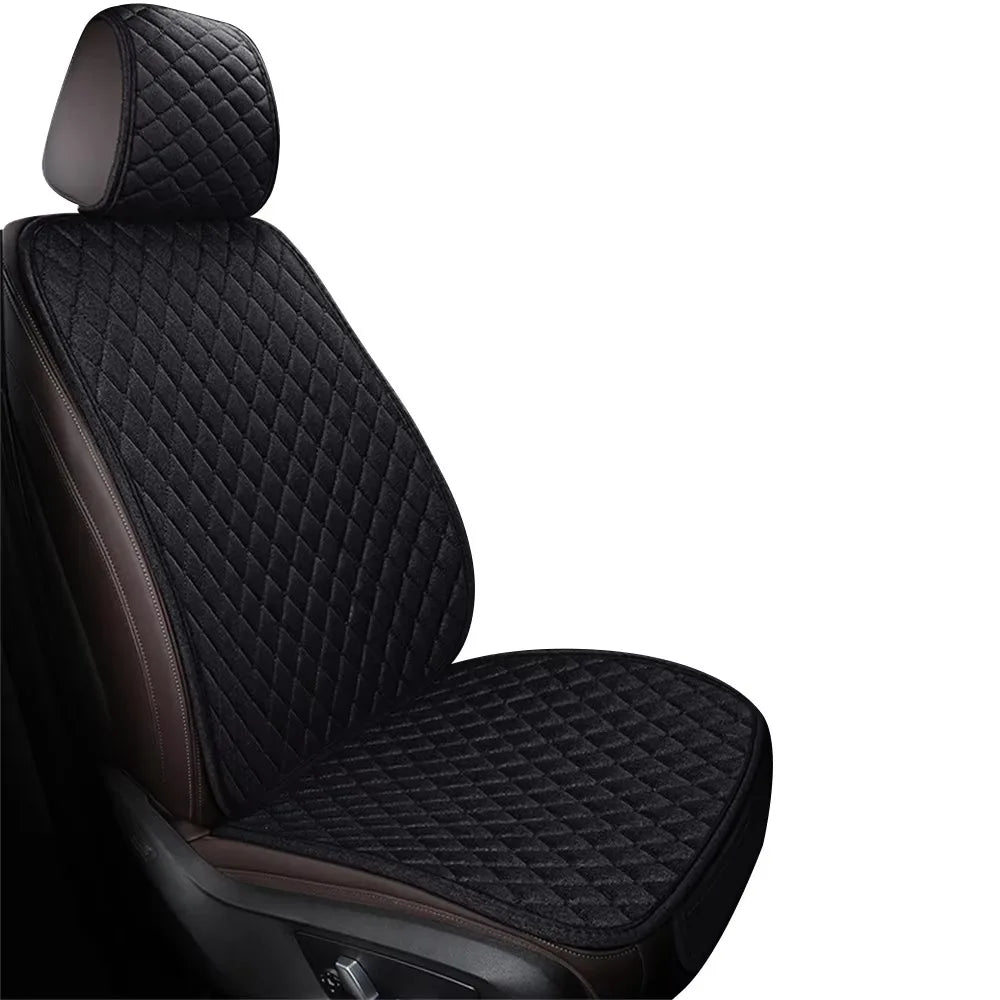 Breathable Cotton Blend Car Seat Cushion for Front or Rear Seats