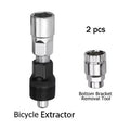 Bicycle Repair Tool Kit Bicycle Crank Remover Tool Bottom Bracket Removal Tool Freewheel Remover Tool Cycling Repair Accessories