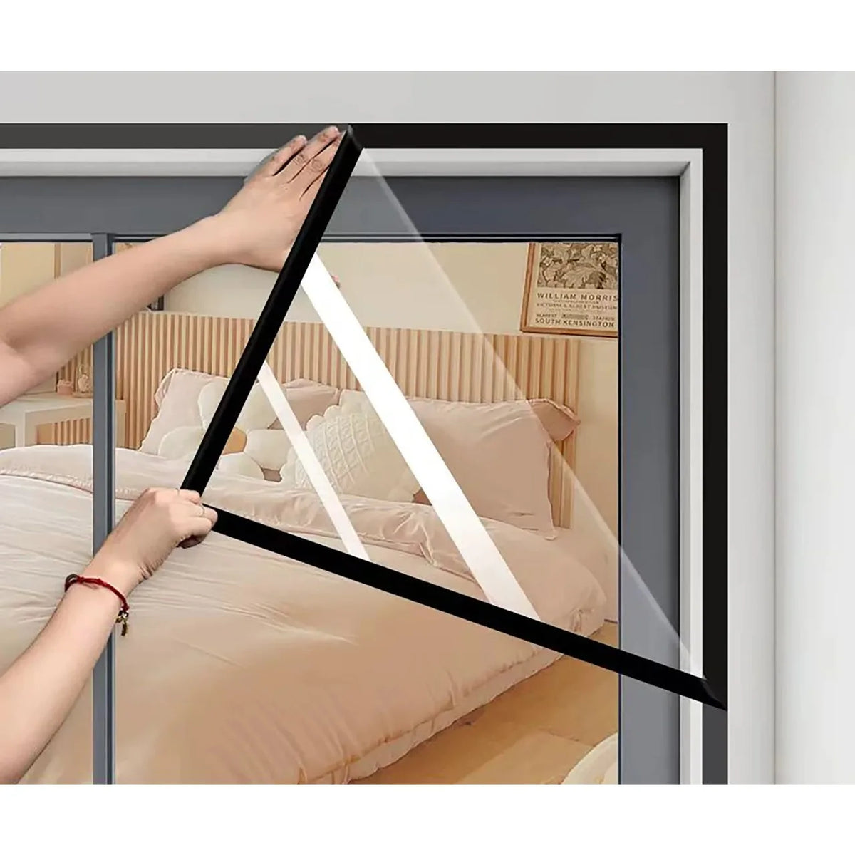 Winter Window Insulation Film – Clear, Energy-Saving