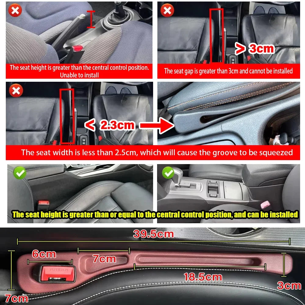 Car Seat Gap Fillers, Set of 2