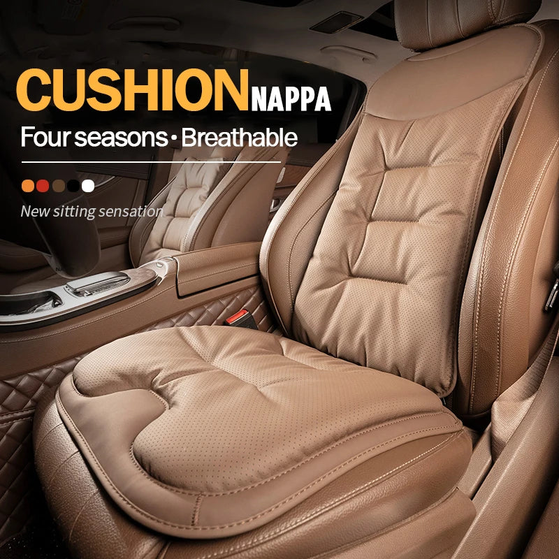 Leather Car Seat Cover | Universal Fit, All-Season Protection