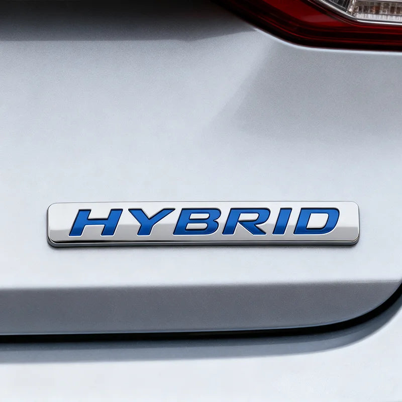 3D Hybrid Emblem Badge Sticker for Car Hood, Trunk and Fender