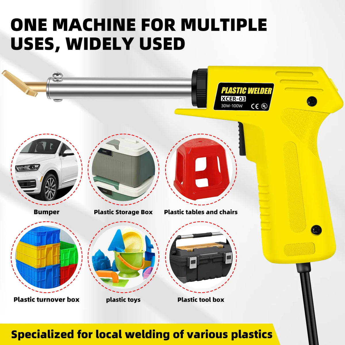 Electric Soldering Iron Kit 100W – Plastic Welding & Repair