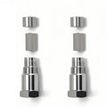 2-Pack Mini Stainless Steel Oxygen Sensor for Car Exhaust