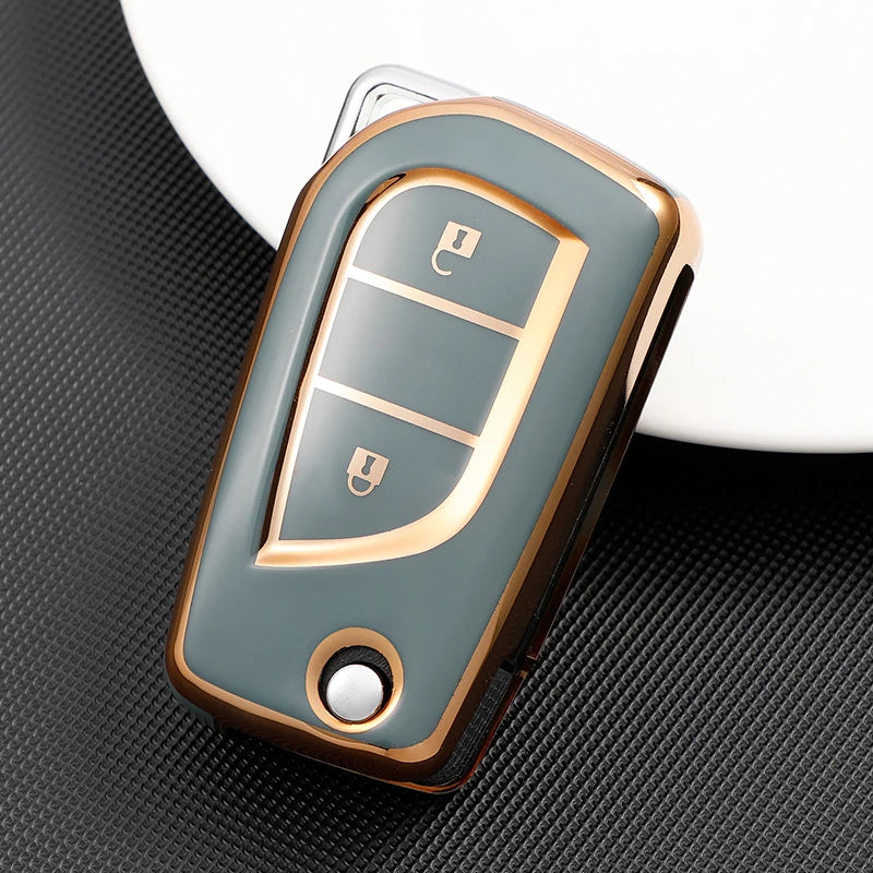 Toyota Key Fob Cover - TPU Protective Case for Aygo Yaris Camry RAV4 - image 9