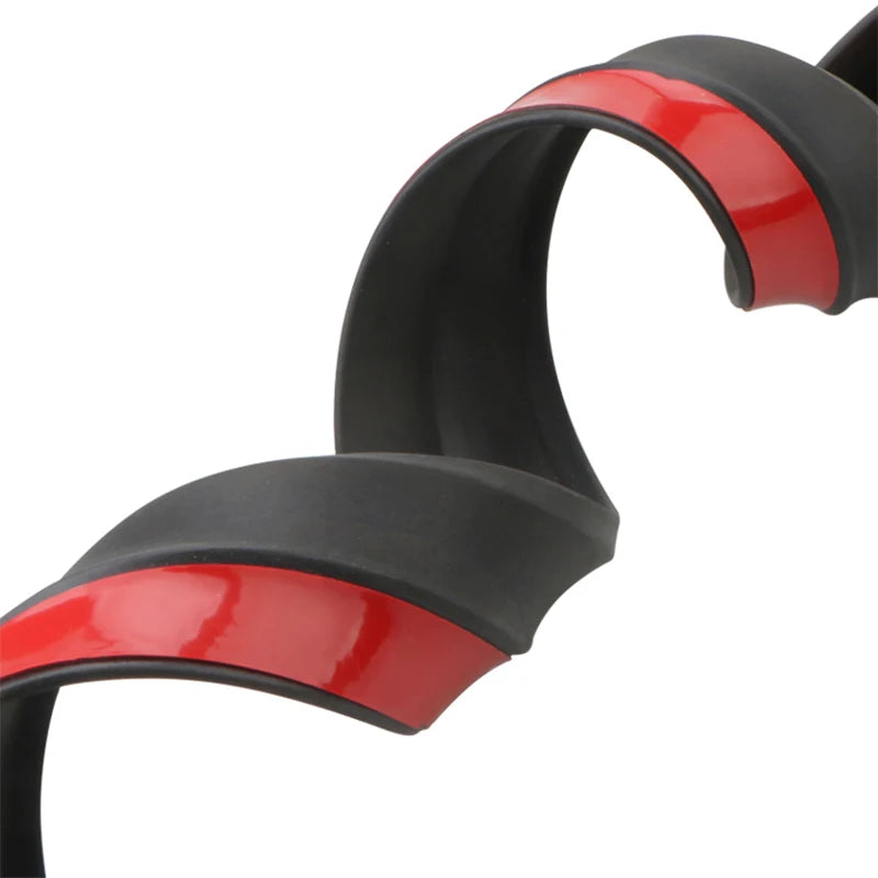 Universal Front Bumper Lip Rubber Protector Strip, 60mm x 2.5m