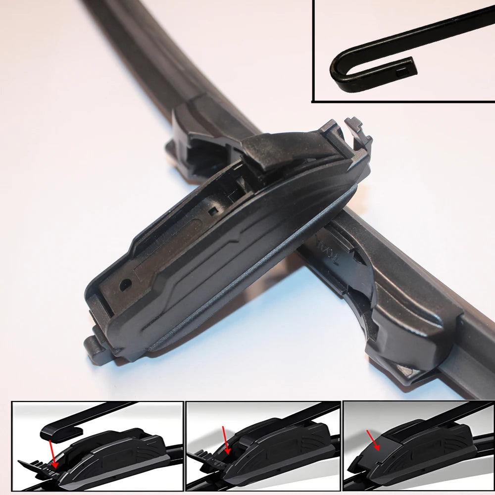 For Jeep Grand Cherokee WJ WG WH WK2 WL SUV 4X4 1999 2004 2008 2010 2014 2016 2019 2020 2022 Double Rubber Wiper Blades