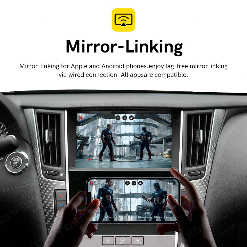 YolanAuto Wireless CarPlay & Android Auto for Infiniti 2013-2019 - image 3
